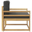 Udendørs Mellem Sofa Polyester Hvid