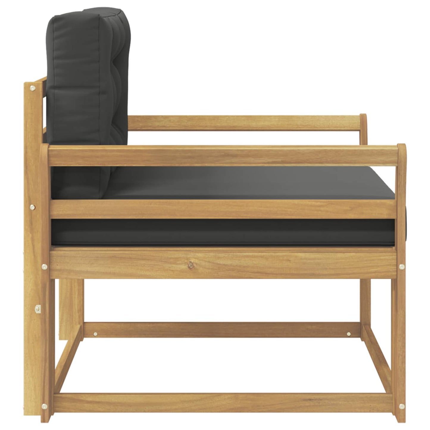 Udendørs Mellem Sofa Polyester Hvid