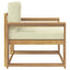 Udendørs Mellem Sofa Polyester Hvid