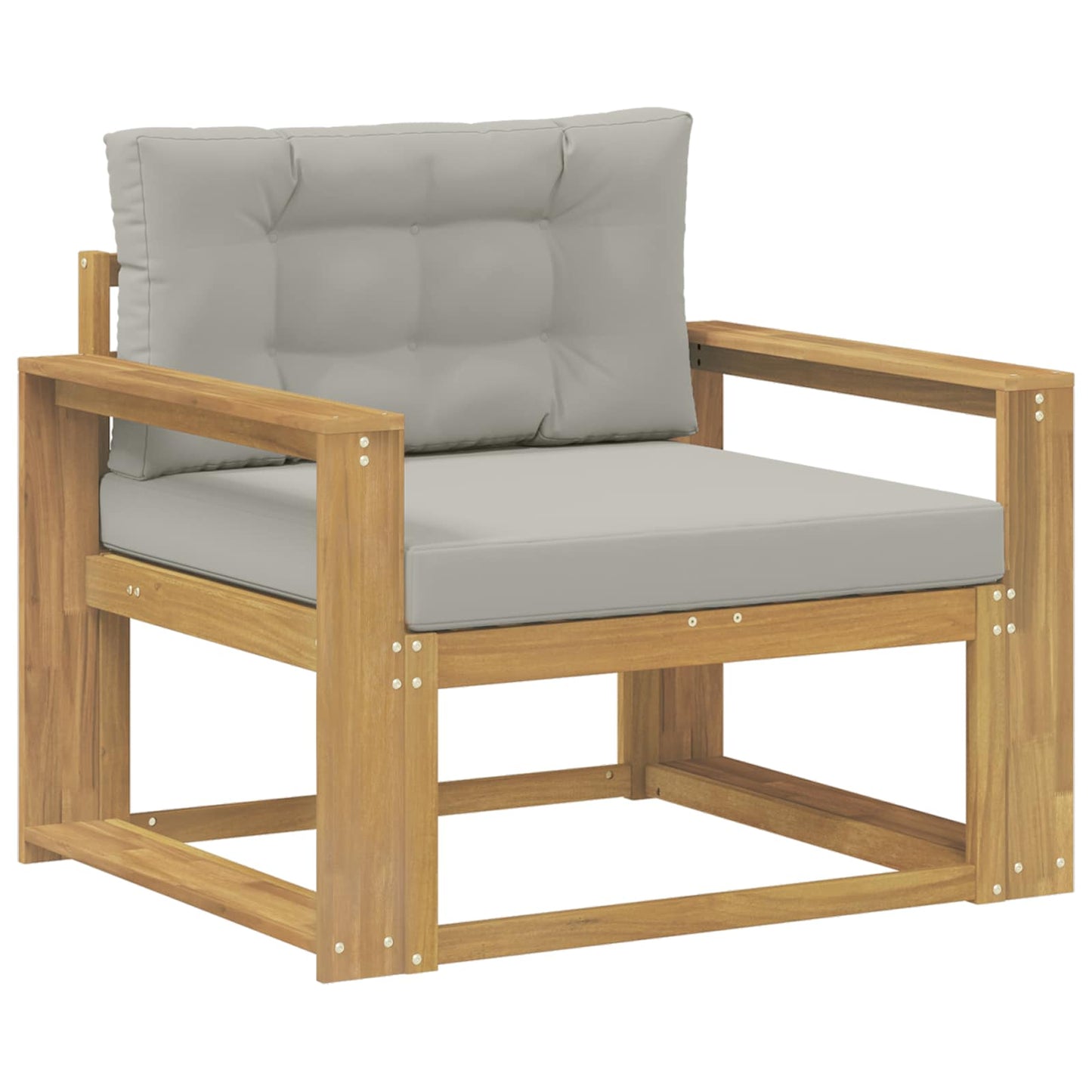 Udendørs Mellem Sofa Polyester Hvid