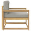 Udendørs Mellem Sofa Polyester Hvid
