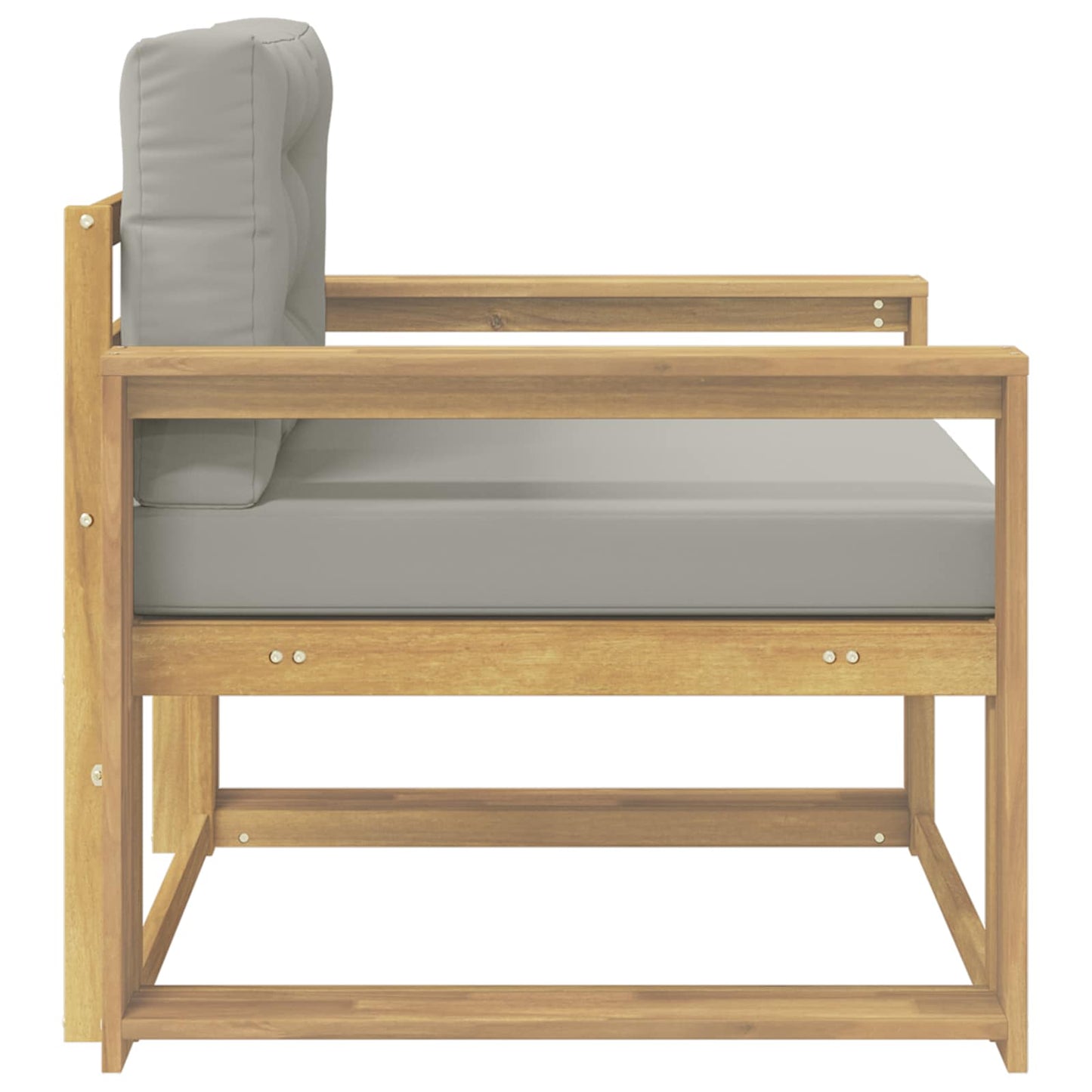 Udendørs Mellem Sofa Polyester Hvid