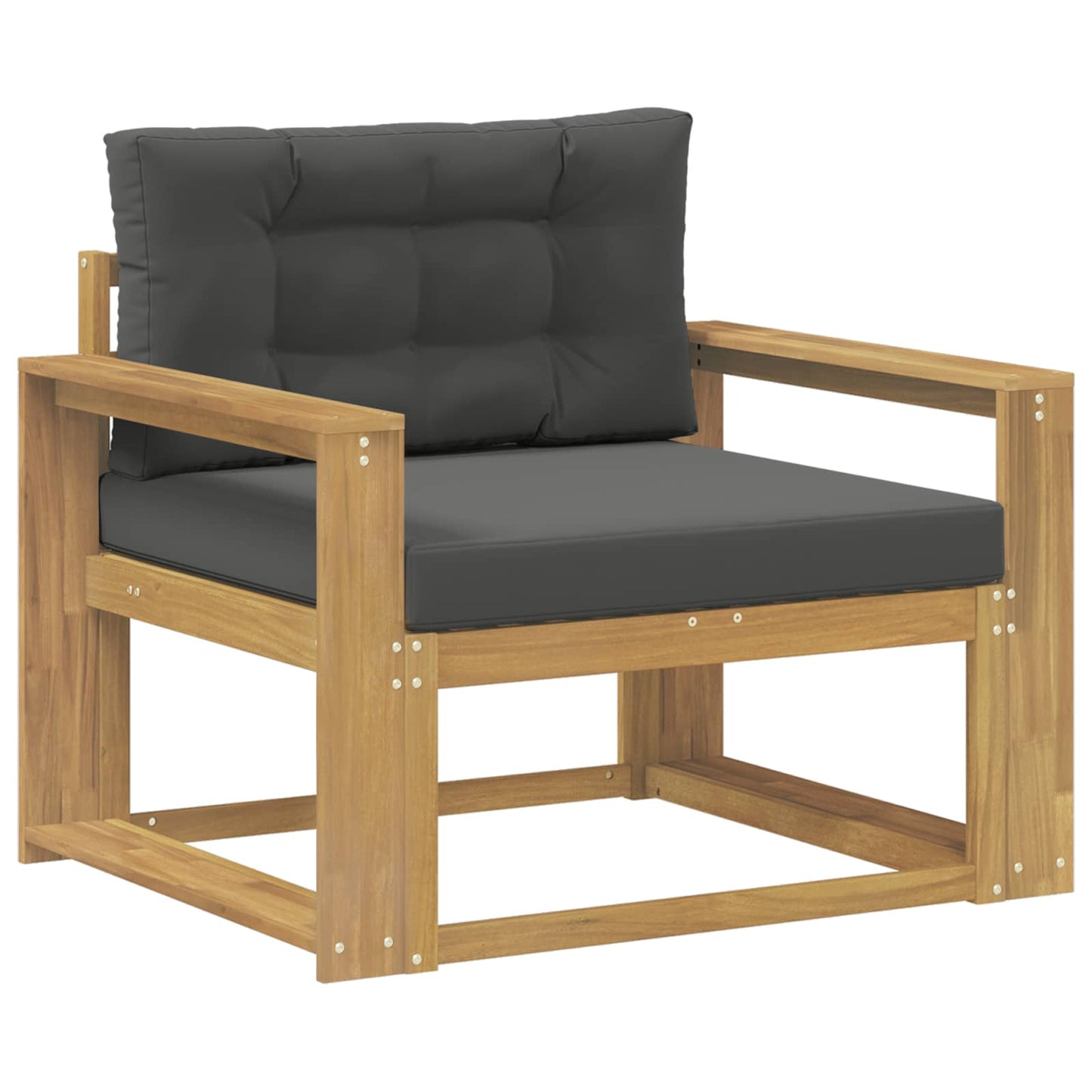 Udendørs Mellem Sofa Polyester Hvid