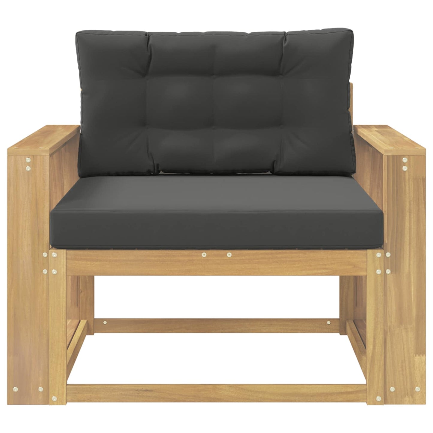 Udendørs Mellem Sofa Polyester Hvid