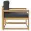 Udendørs Mellem Sofa Polyester Hvid