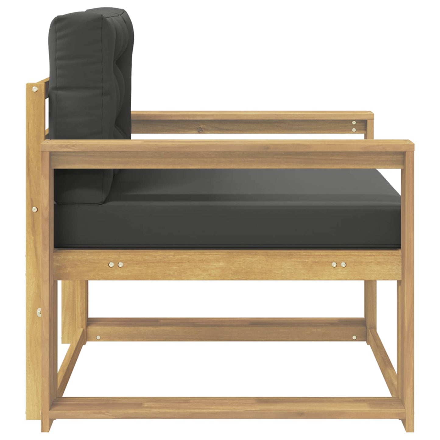 Udendørs Mellem Sofa Polyester Hvid