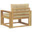 Udendørs Mellem Sofa Polyester Hvid