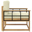 Udendørs Mellem Sofa Polyester Hvid