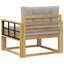 Udendørs Mellem Sofa Polyester Hvid