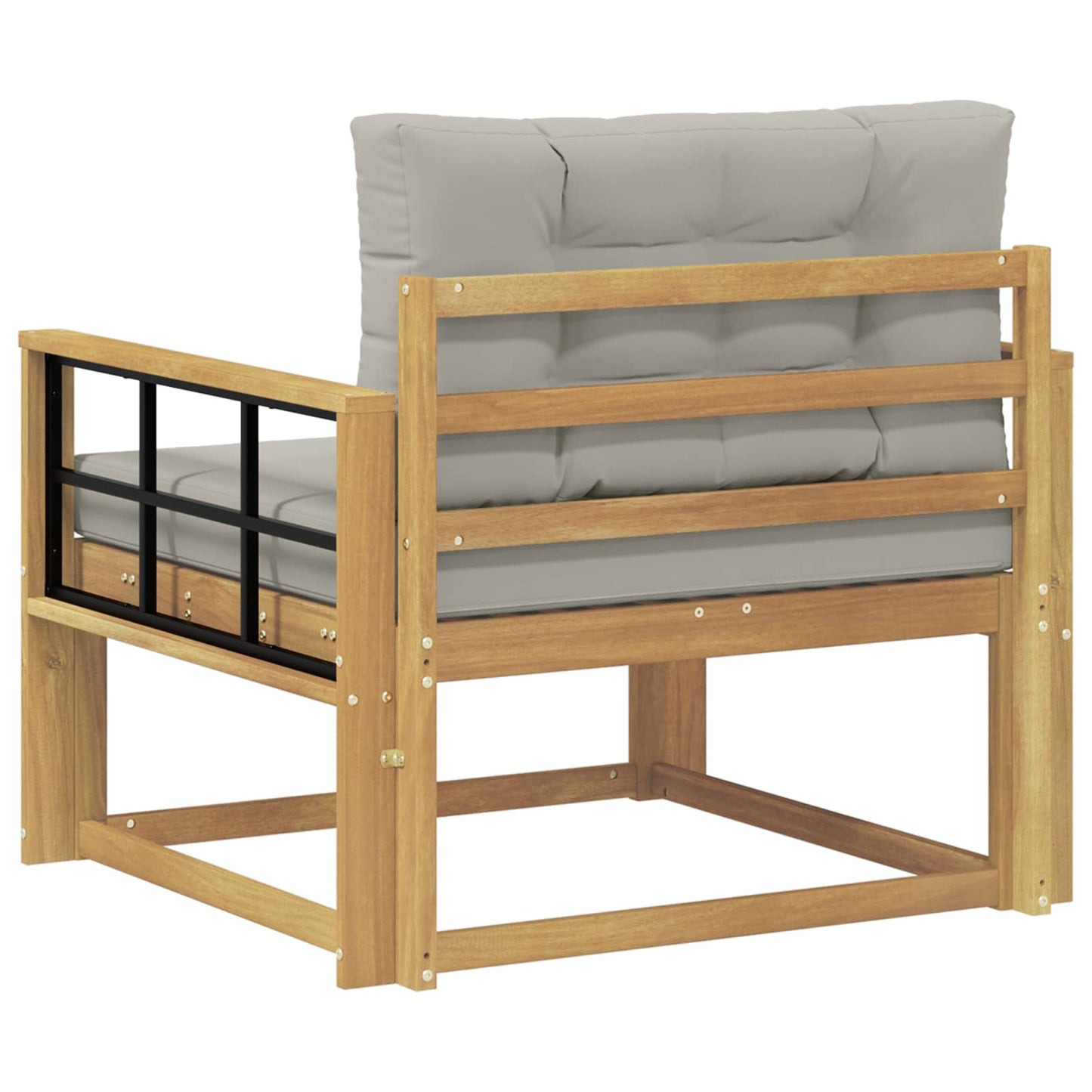 Udendørs Mellem Sofa Polyester Hvid