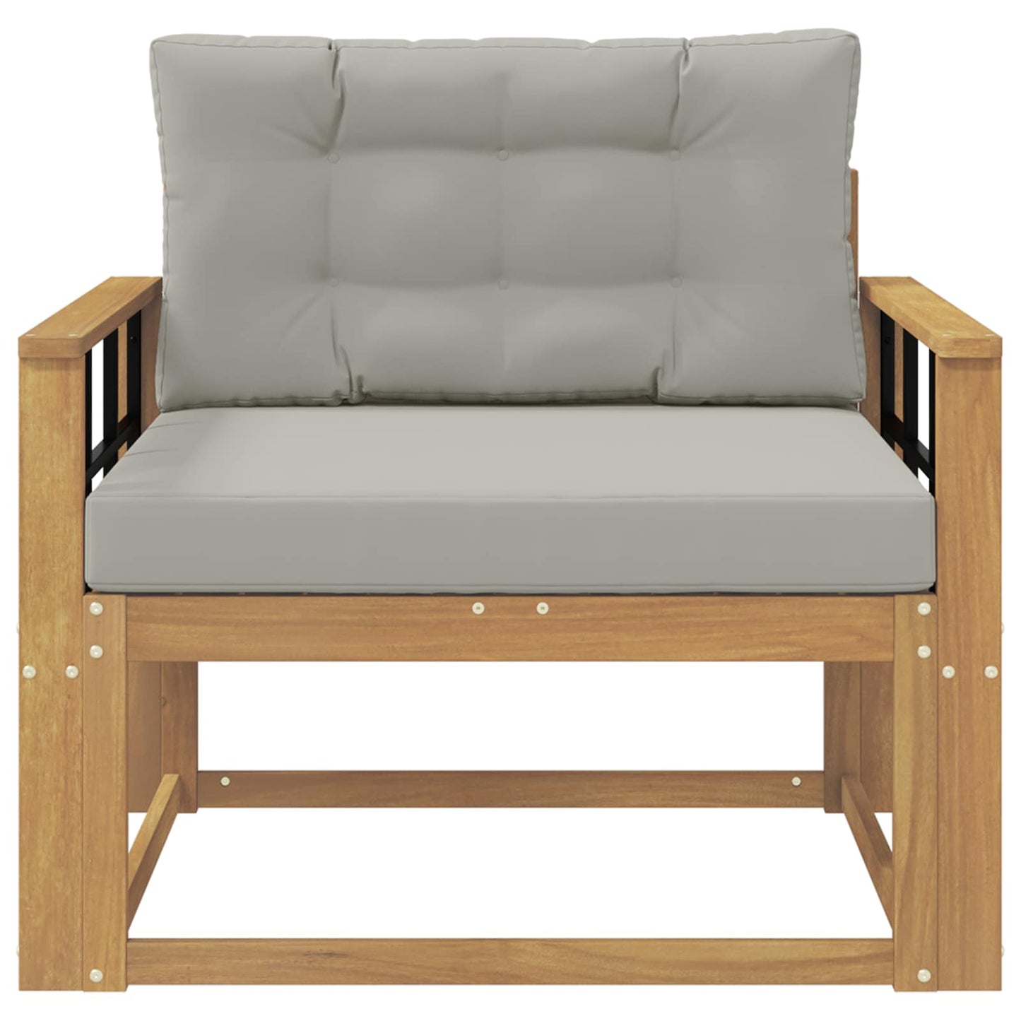 Udendørs Mellem Sofa Polyester Hvid