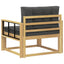 Udendørs Mellem Sofa Polyester Hvid