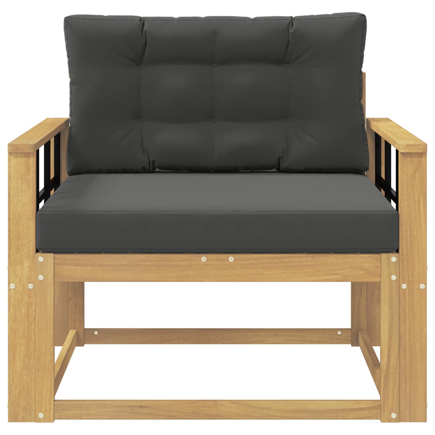 Udendørs Mellem Sofa Polyester Hvid