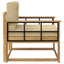 Udendørs Mellem Sofa Polyester Hvid