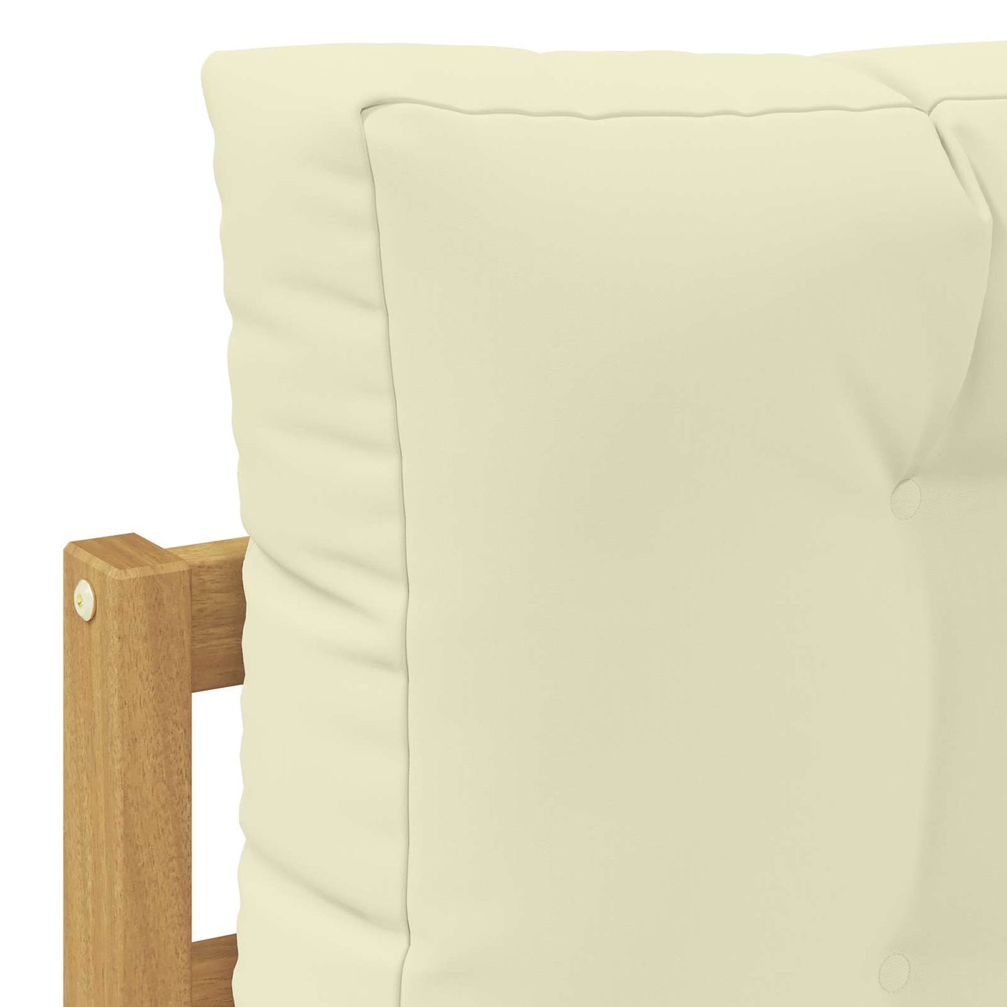 Udendørs Mellem Sofa Polyester Hvid