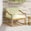 Udendørs Mellem Sofa Polyester Hvid
