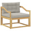 Udendørs Mellem Sofa Polyester Hvid