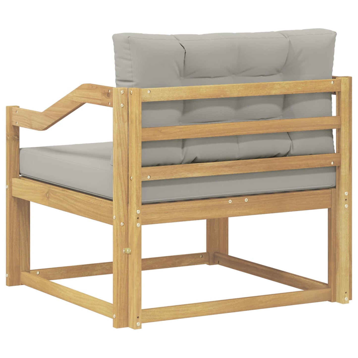 Udendørs Mellem Sofa Polyester Hvid