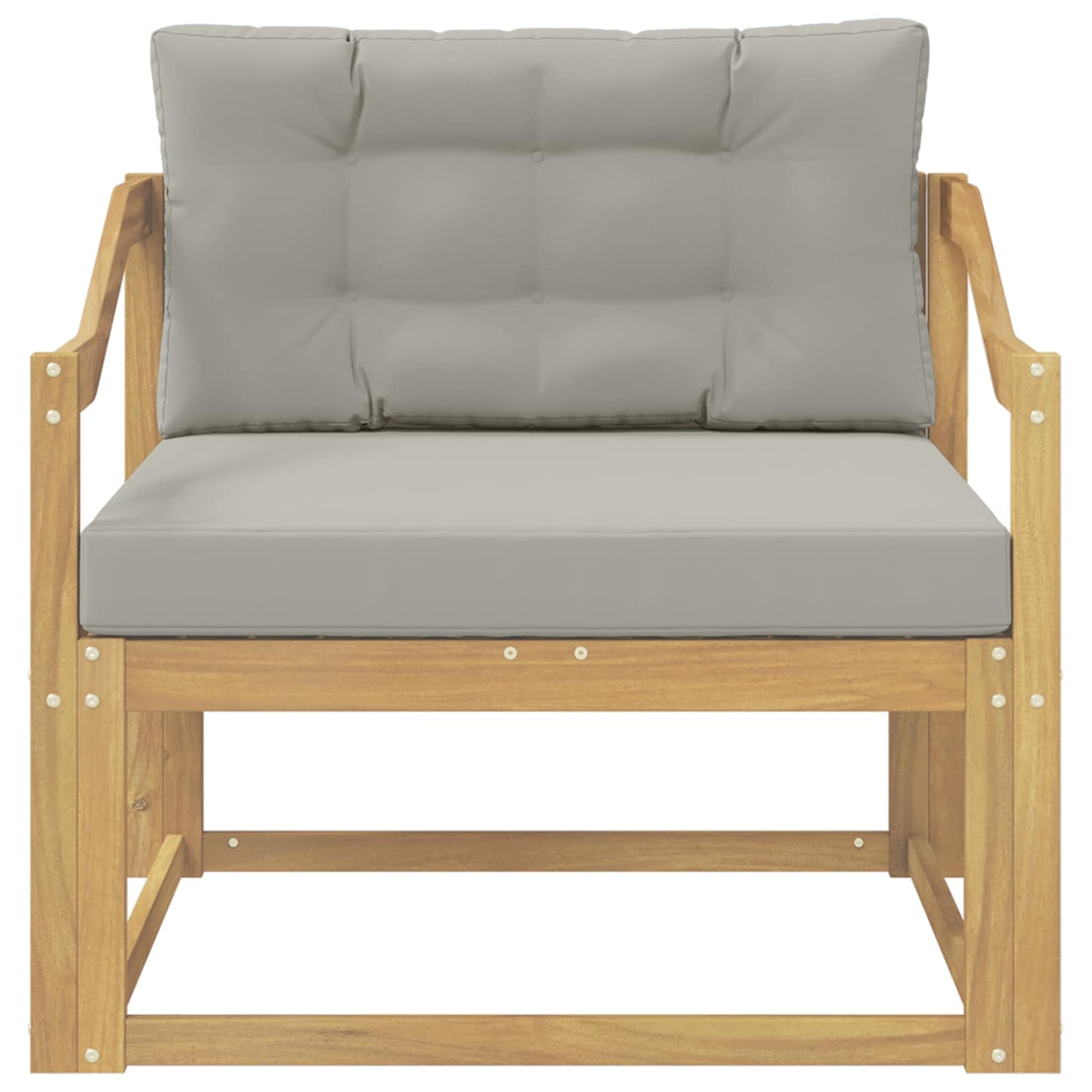 Udendørs Mellem Sofa Polyester Hvid