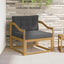 Udendørs Mellem Sofa Polyester Hvid