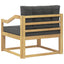 Udendørs Mellem Sofa Polyester Hvid