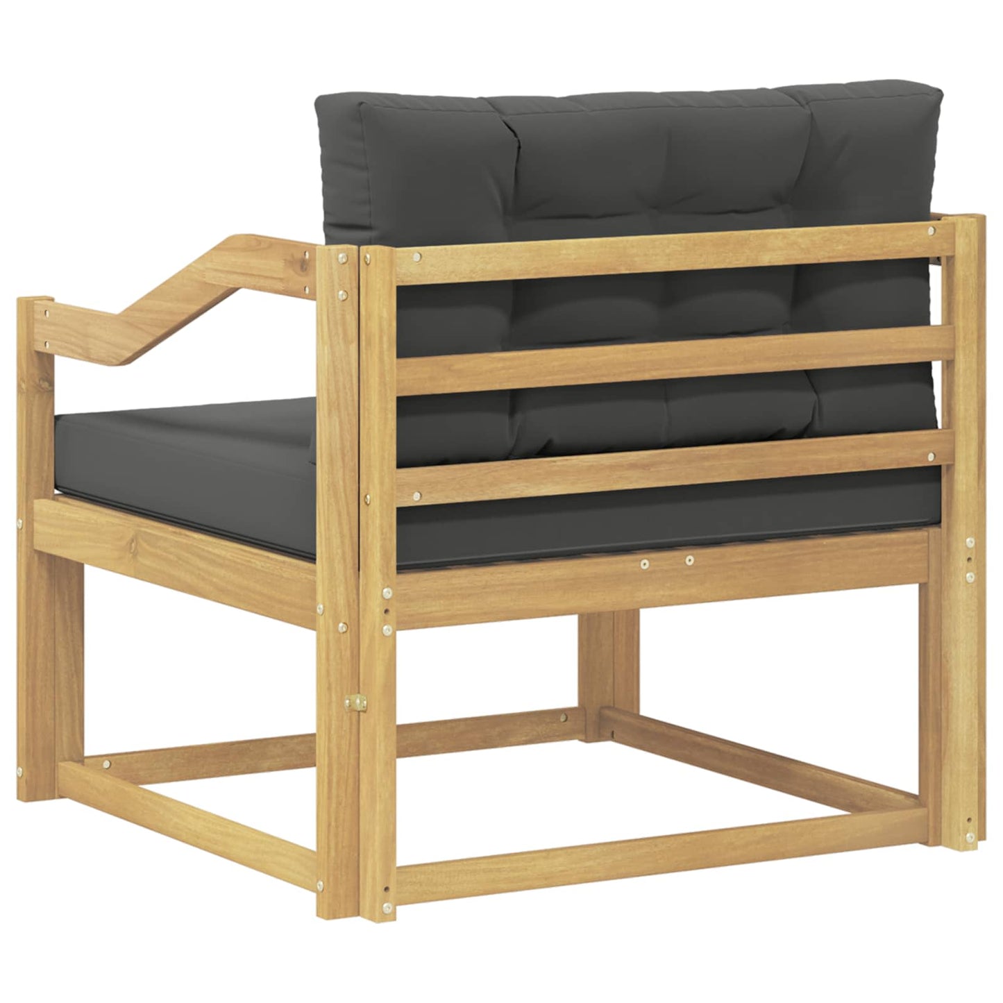 Udendørs Mellem Sofa Polyester Hvid