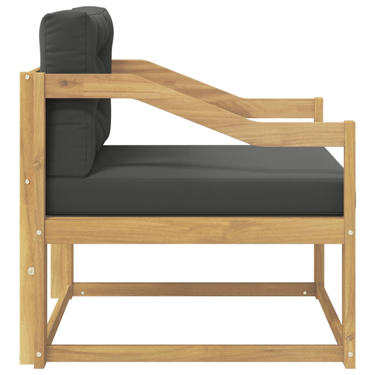 Udendørs Mellem Sofa Polyester Hvid