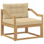 Udendørs Mellem Sofa Polyester Hvid