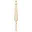 Havesol Ø 300 x 248 cm Massiv Eucalyptus Træ Cremehvid