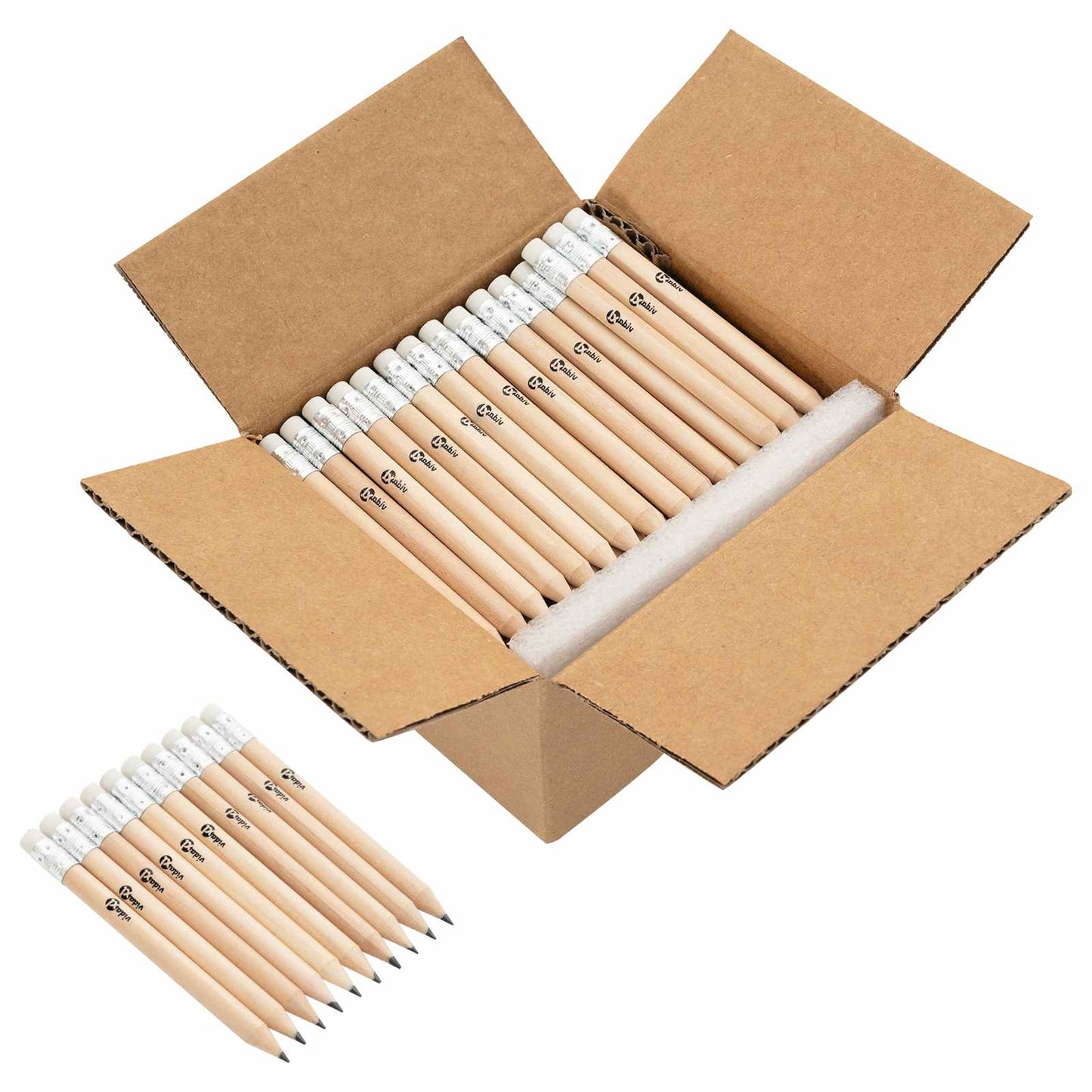 HB Blyanter Ø 0,7 x 10 cm Naturfarvet Massivt poplertræ
