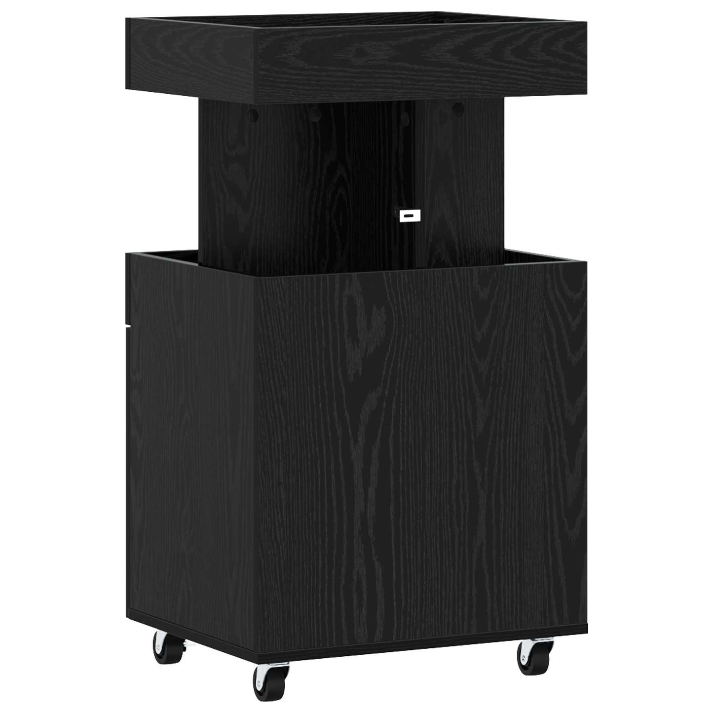 Barvogn Sort eg 50 x 41 x 89 cm Konstrueret træ