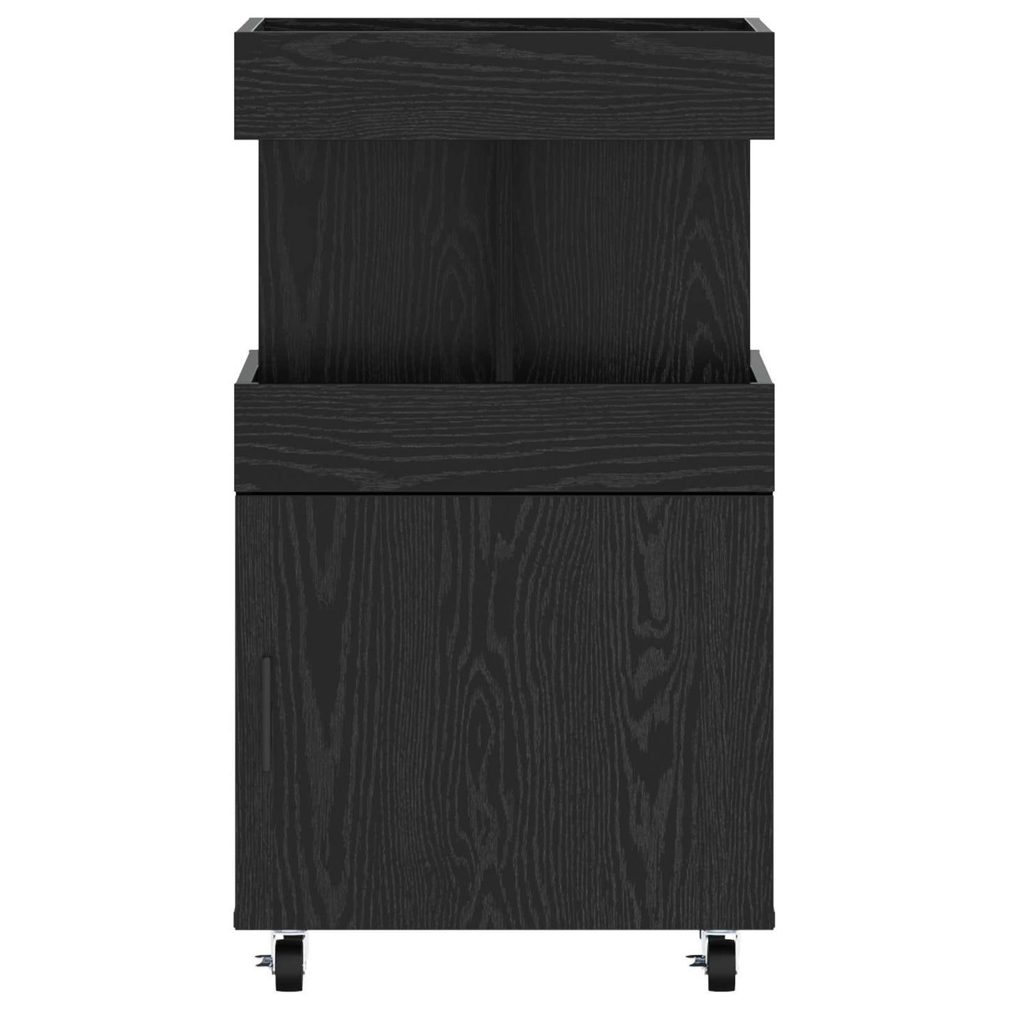 Barvogn Sort eg 50 x 41 x 89 cm Konstrueret træ