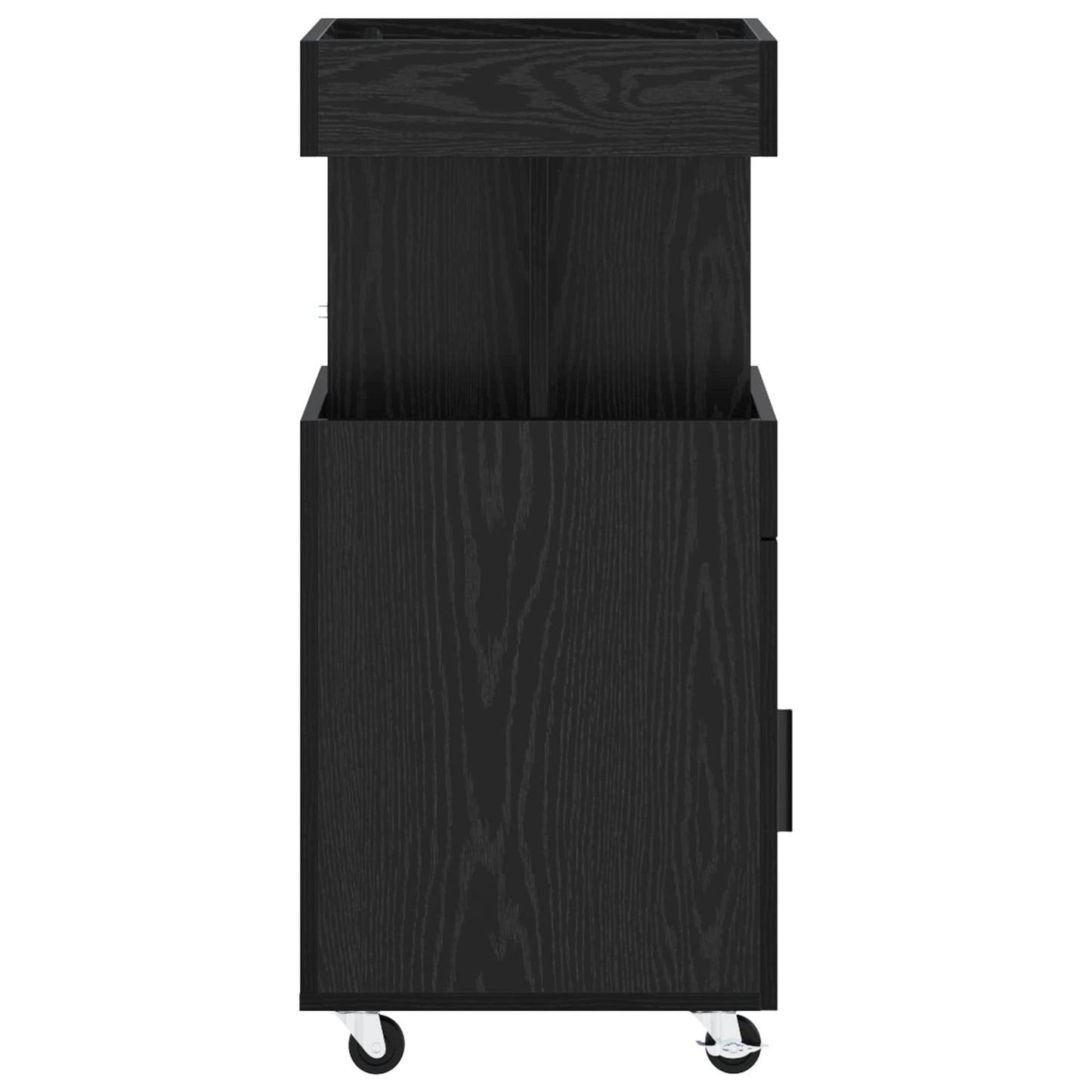 Barvogn Sort eg 50 x 41 x 89 cm Konstrueret træ