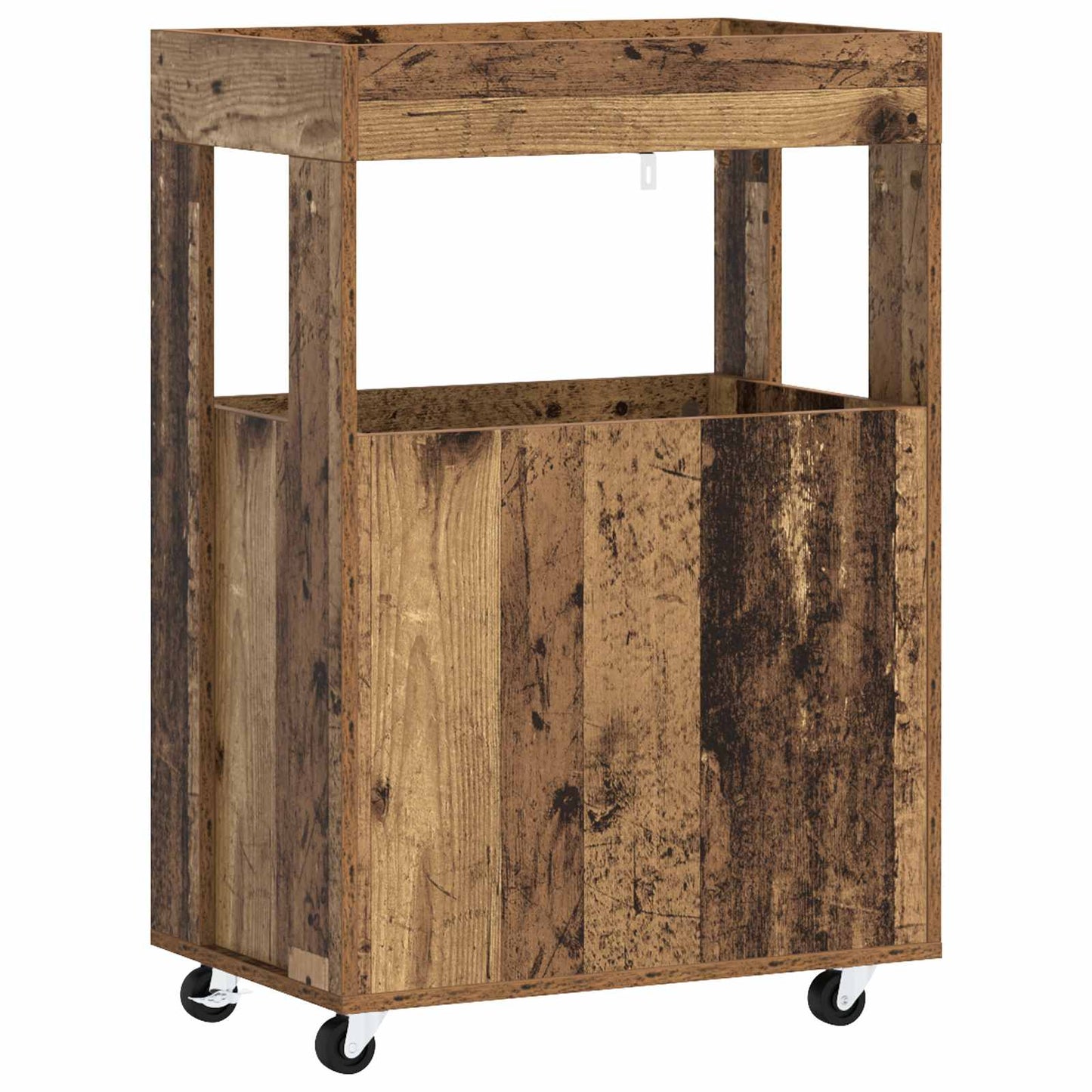 Barvogn Egetræ 60 x 39,5 x 89 cm Konstrueret træ