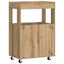 Barvogn Artisan-eg 60 x 39,5 x 89 cm Konstrueret træ