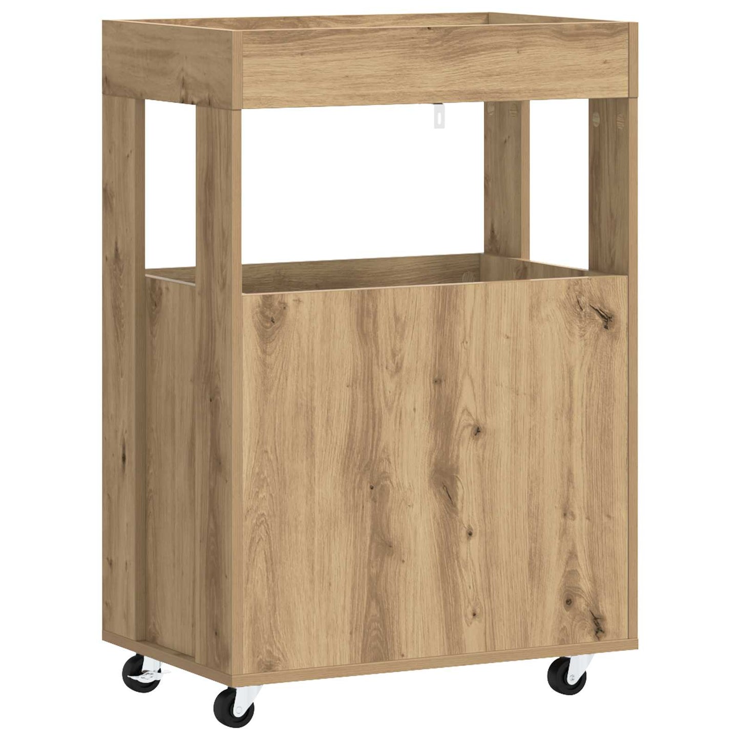 Barvogn Artisan-eg 60 x 39,5 x 89 cm Konstrueret træ