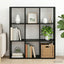 Bogskab 102 x 29 x 103,5 cm Konstrueret træ Sort eg