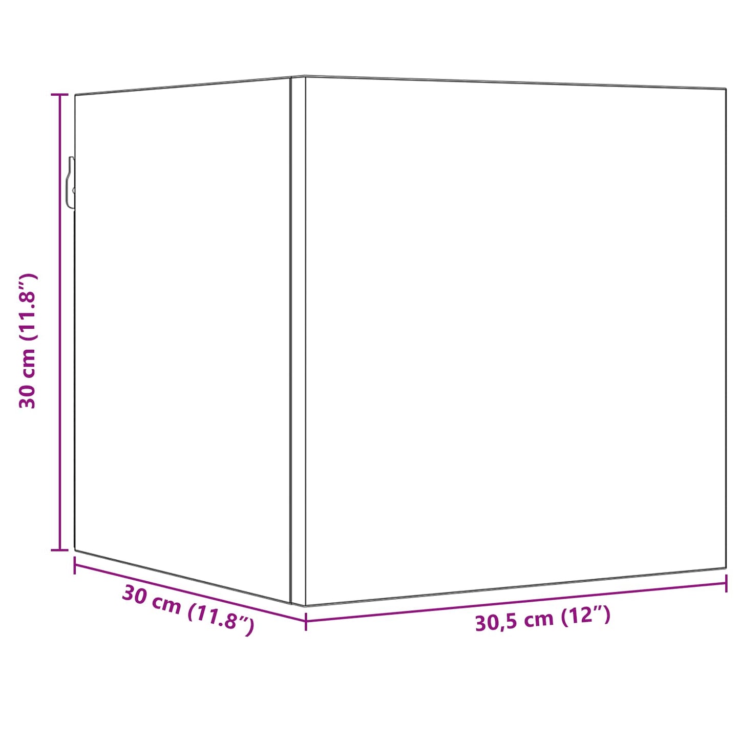 TV-møbelsæt 5 pcs 100 x 30 x 30 cm Sort eg Konstrueret træ