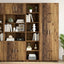 Sideboard Egetræ 45 x 41 x 185 cm Konstrueret træ