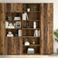 Sideboard Egetræ 70 x 41 x 185 cm Konstrueret træ