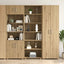 Sideboard Artisan-eg 70 x 41 x 185 cm Konstrueret træ