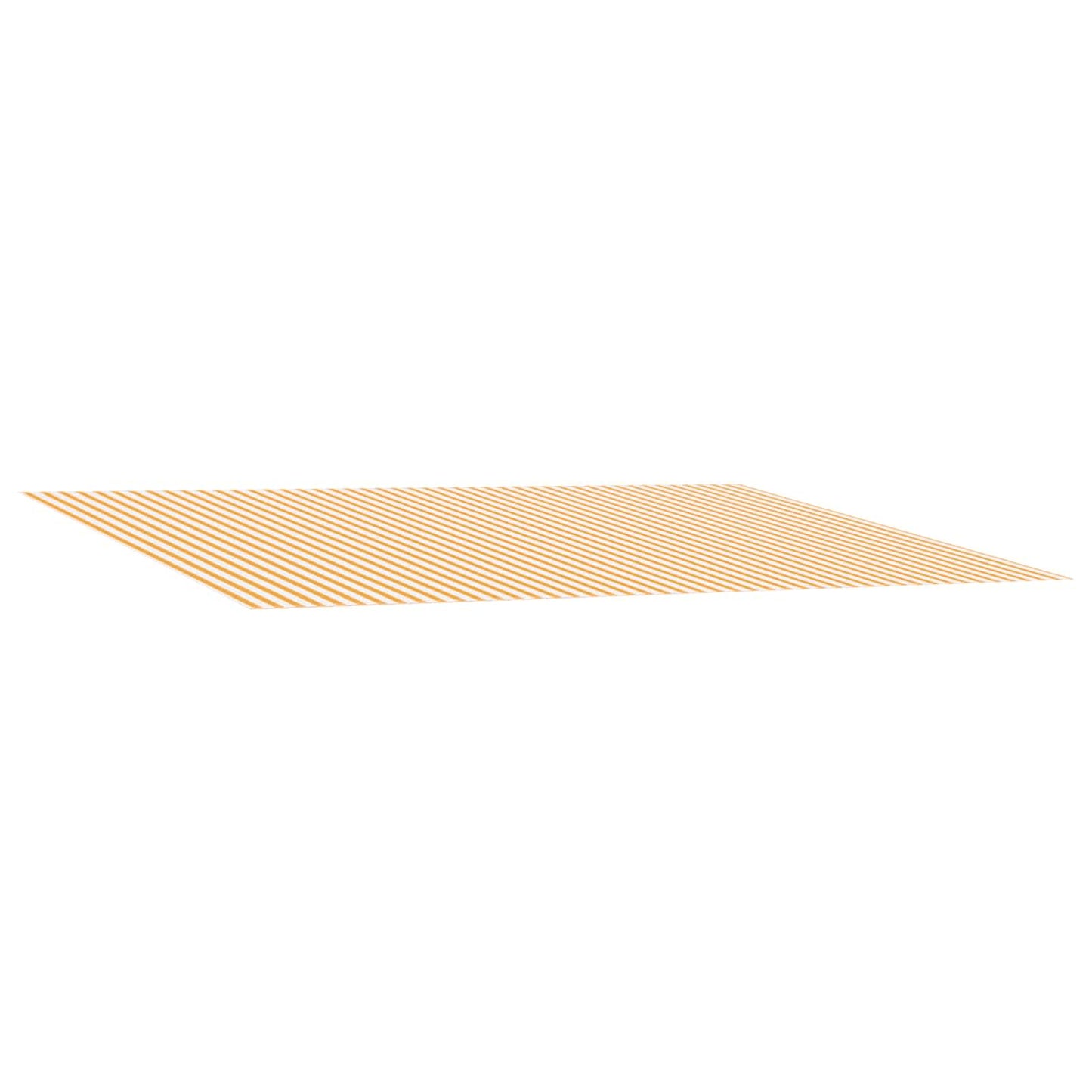 Reservedug til markise Gul og Hvid 300 x 250 cm Polyester