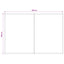 Reservedug til markise Gul og Hvid 450 × 300 cm Polyester