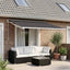 Reservedug til markise Antracit 600 × 350 cm Polyester