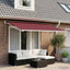 Reservedug til markise Bordeaux Rød 400 x 200 cm Polyester