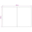 Reservedug til markise Brun 350 x 250 cm Polyester