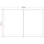 Reservedug til markise Anthracit og hvid 400 × 300 cm Polyester