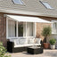 Reservedug til markise Hvid 600 × 300 cm Polyester