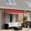 Reservedug til markise Rød 300 x 250 cm Polyester