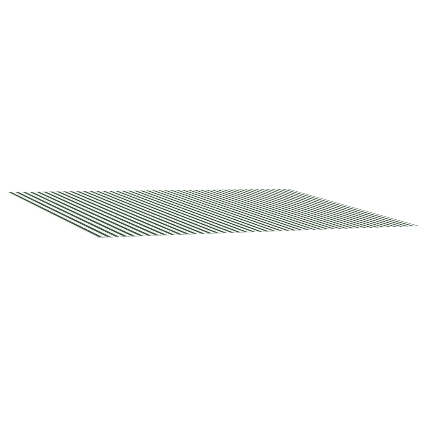 Reservedug til markise Grøn og Hvid 600 × 350 cm Polyester